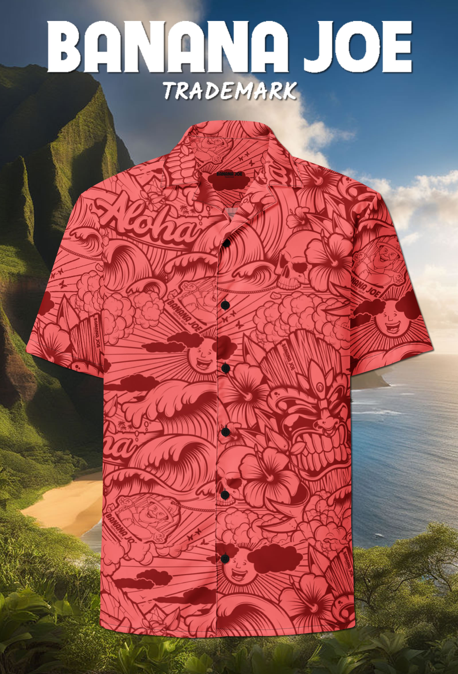 Hawaii shirt Banana Joe collection Banana Joe Tours